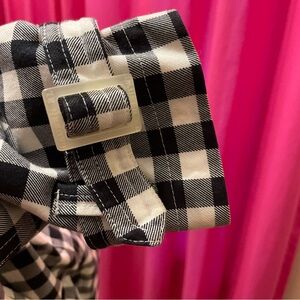 Black & White Plaid Jacket